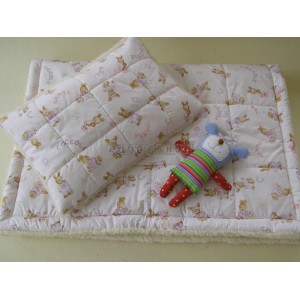 Detsk&aacute; prikr&yacute;vka 100x140 a Vank&uacute;&scaron; 40 x60 LUCIA Sovička