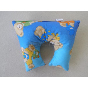 Cestovn&yacute; vank&uacute;&scaron; / Podkova pre dieťa MACKO Modry