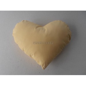 Zlty Dekoračn&yacute; vank&uacute;&scaron; SRDCE zlte