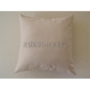 Bežov&yacute; Vank&uacute;&scaron; Effetto Lino 45 x 45 cm Biela Kava