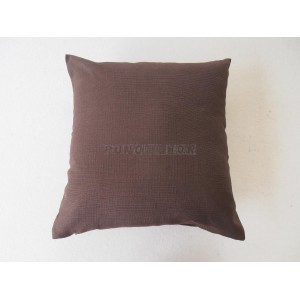 Hnedy Vank&uacute;&scaron; Effetto Lino 45 x 45 cm Cokoladovy