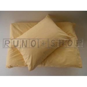 N&aacute;vliečky na posteľ ISTAR 1+1 Žlt&aacute; farba