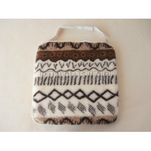 Ovčie runo sedak do auta VLNKA 50 x 50