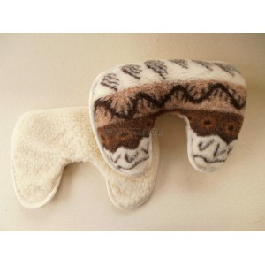 Ovčie runo PODKOVA  pre krčn&uacute; chrbticu