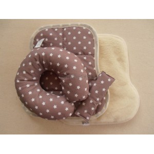 Ovčie runo Pre deti do auta Podkova/ Podsed&aacute;k/ P&aacute;sovec