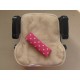 Merino Wool Liner for car seat Star pink
