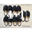 Papuče z ovčieho rúna 4 + 1 ZADARMO Baranček Antracit 
