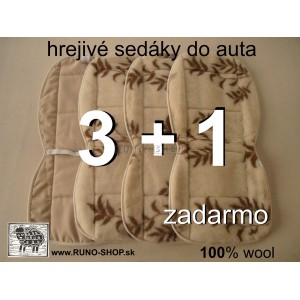Autopoťah 100% MERINO hrejiv&yacute; AKCIA 3+1 zadarmo