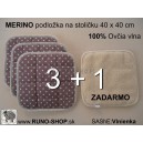 Zdravotn&aacute; podložka na stoličku MERINO 3+1 AKCIA