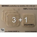 Zdravotn&aacute; podložka na stoličku MERINO akcia 3+1