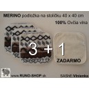100% ovčie runo ZLAVA podložka na stoličku 3+1 gratis 
