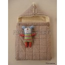 VLNIENKA fusak pre deti do koč&iacute;ka 100% ovčie runo MERINO TOP super wash 