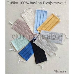 Ochrann&eacute; r&uacute;&scaron;ko 100 % bavlna Dvojvrstvov&eacute; Vlnienka