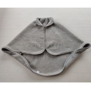 Hrejiv&aacute; peler&iacute;na GREY 100 % merino Top super wash s ka&scaron;m&iacute;rom