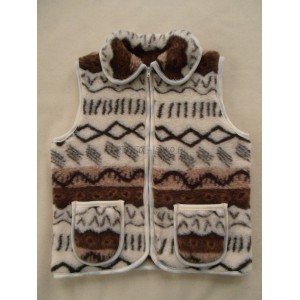 ovčie runo Vesta  VLNKA  s golierikom